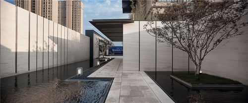 城 啟丨極簡美學空間,靈動藝術生活館 張家港湖悅天境生活館景觀設計